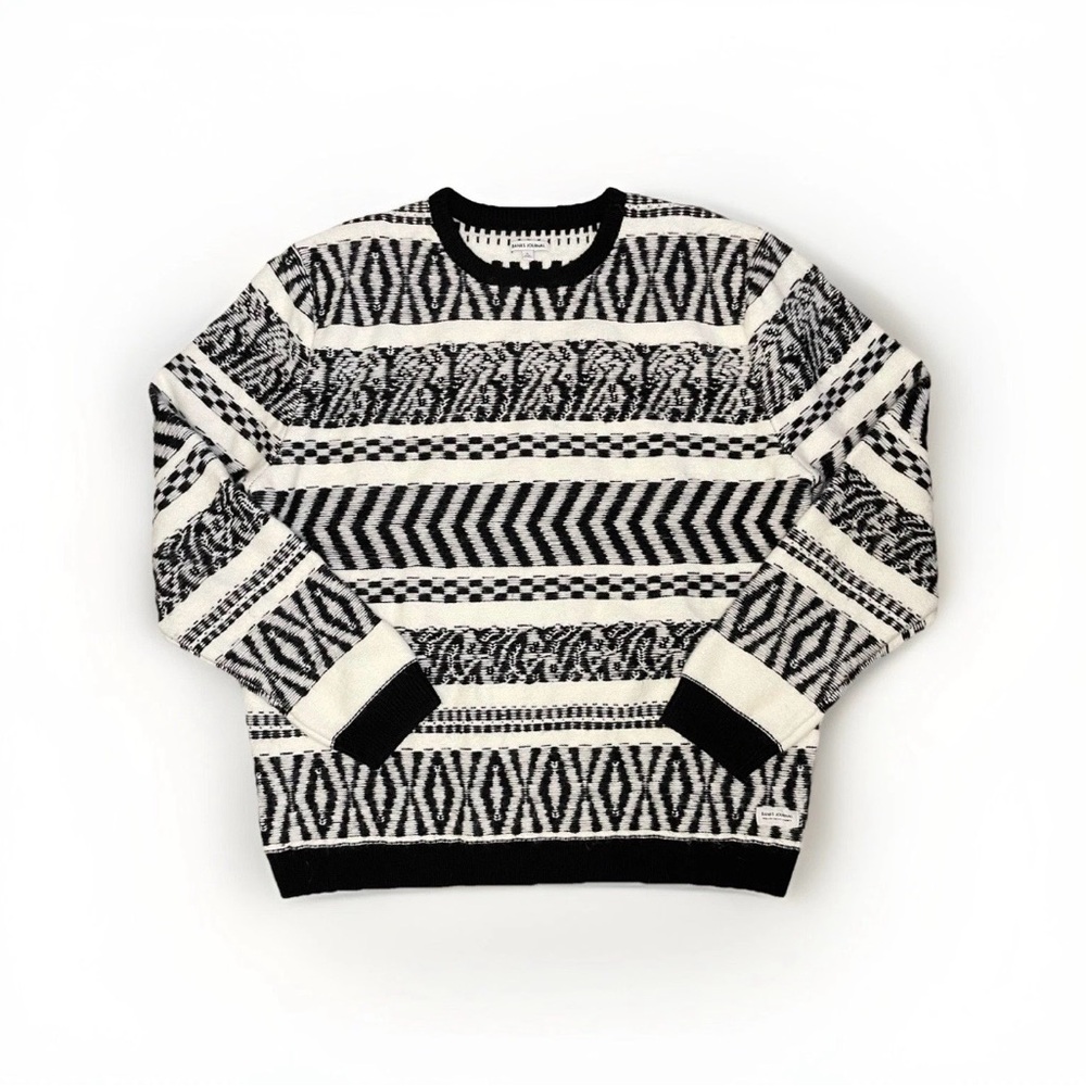 Y2K Banks Journal Men’s Knit Mik Sweater- SZ XL